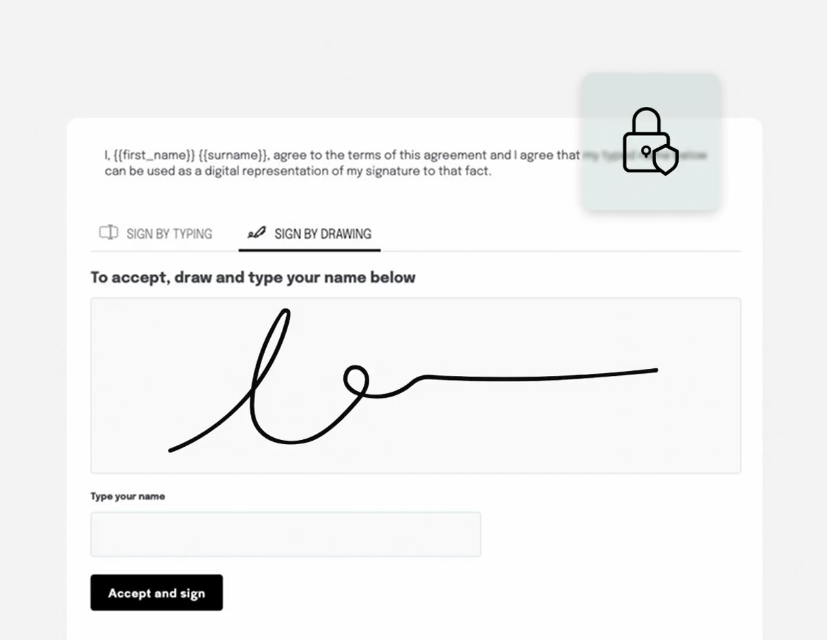 E-Signature Interface